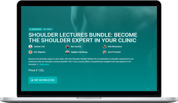 TrustMe - Ed – Shoulder Lectures Bundle: Become the shoulder expert in your clinic