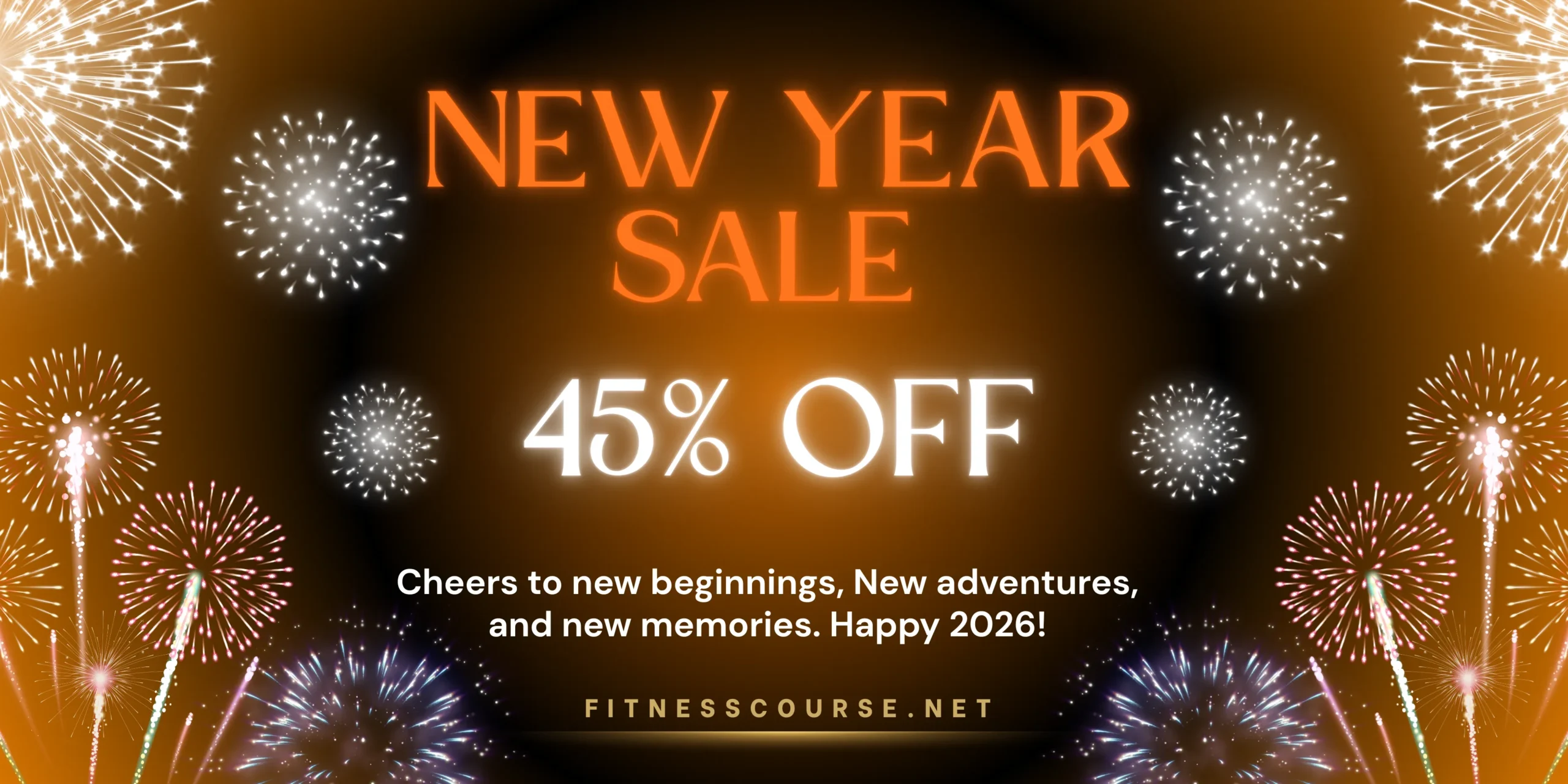 New Year! Sale banner