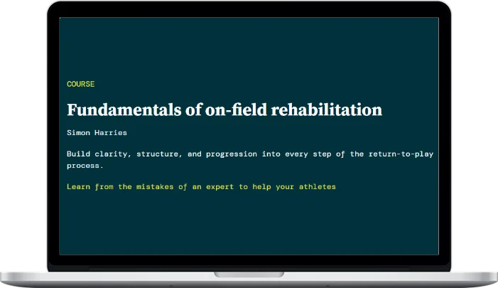 Simon Harries – Fundamentals of on-field rehabilitation